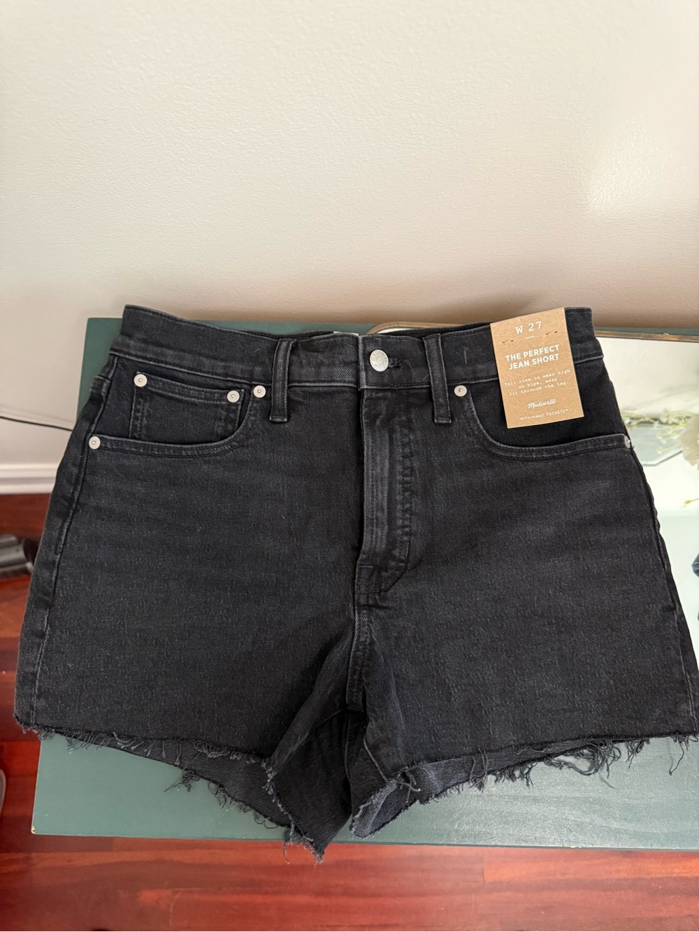Madewell The Perfect Jean Short - Black